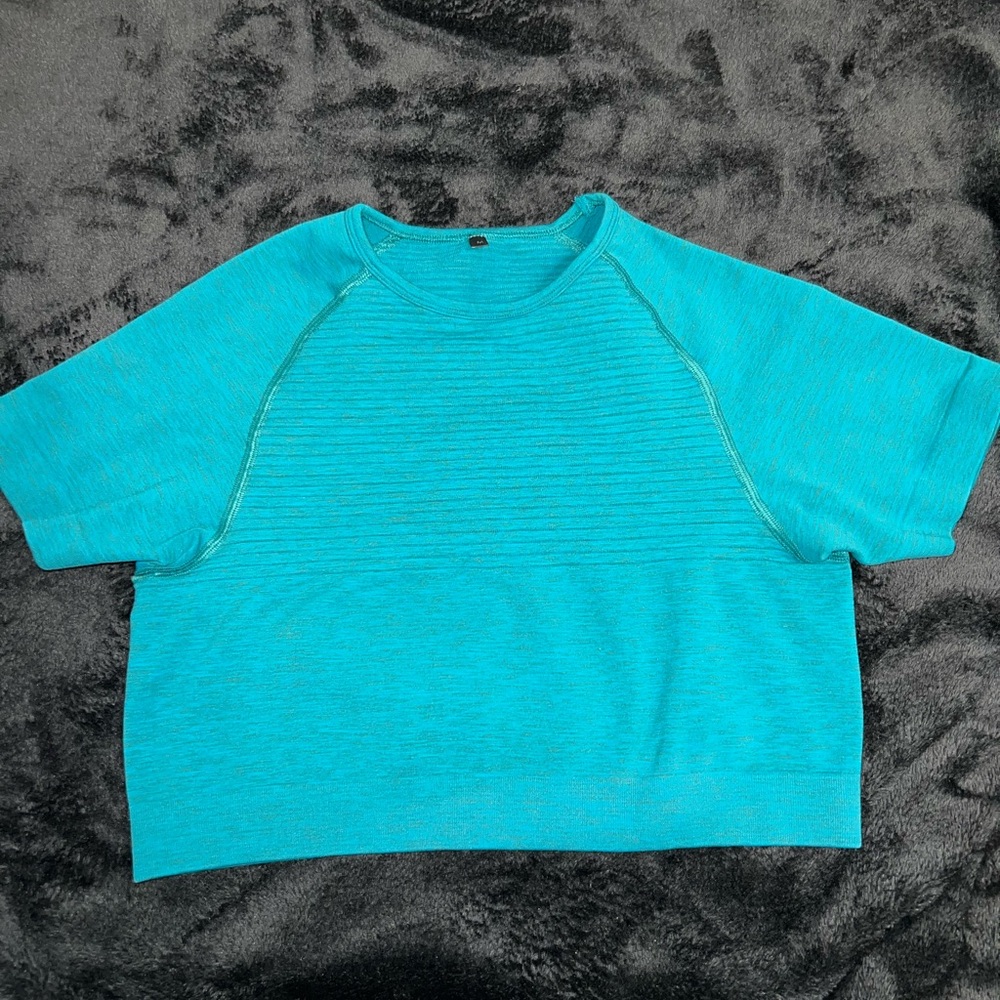 Alphalete Teal Short Sleeve Top